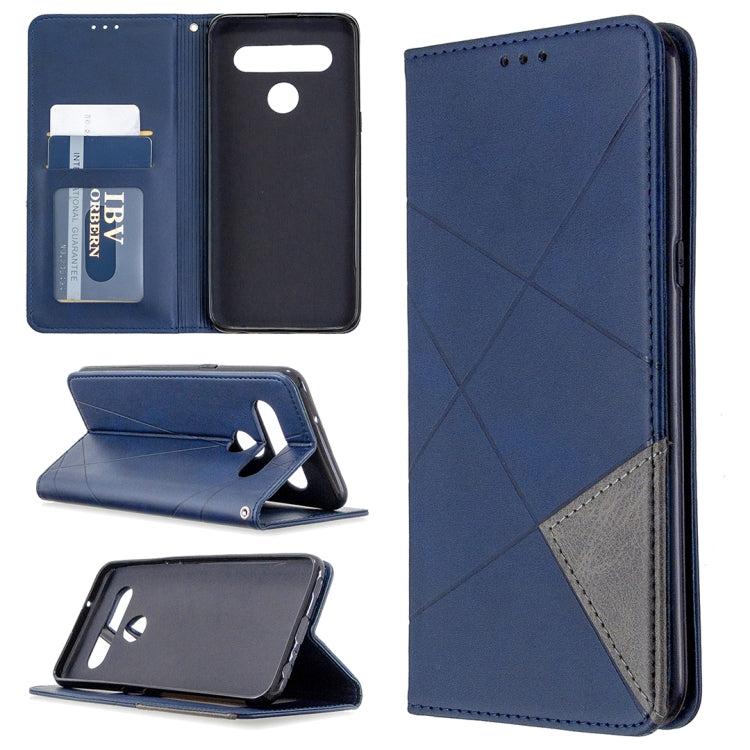 Rhombus Texture Horizontal Flip Magnetic Leather Case with Holder & Card Slots & Wallet, For LG K61, For Nokia 1.3