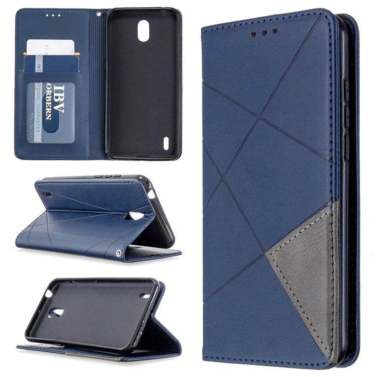 Rhombus Texture Horizontal Flip Magnetic Leather Case with Holder & Card Slots & Wallet, For LG K61, For Nokia 1.3