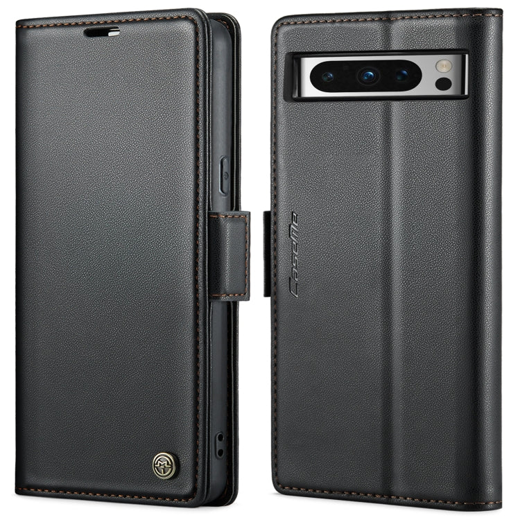 CaseMe 023 Butterfly Buckle Litchi Texture RFID Anti-theft Leather Phone Case, For Google Pixel 10 Pro XL / 9 Pro XL, For Google Pixel 10 / 10 Pro / 9, For Google Pixel 8a, For Google Pixel 8 Pro, For Google Pixel 8, For Google Pixel 7a