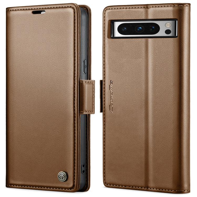 CaseMe 023 Butterfly Buckle Litchi Texture RFID Anti-theft Leather Phone Case, For Google Pixel 10 Pro XL / 9 Pro XL, For Google Pixel 10 / 10 Pro / 9, For Google Pixel 8a, For Google Pixel 8 Pro, For Google Pixel 8, For Google Pixel 7a