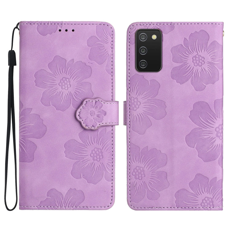 Flower Embossing Pattern Leather Phone Case, For Samsung Galaxy S24 Ultra 5G, For Samsung Galaxy A35 5G, For Samsung Galaxy A02s / F02s 164, For Samsung Galaxy A15, For Samsung Galaxy A25 5G, For Samsung Galaxy A05, For Samsung Galaxy S23 FE 5G        ...