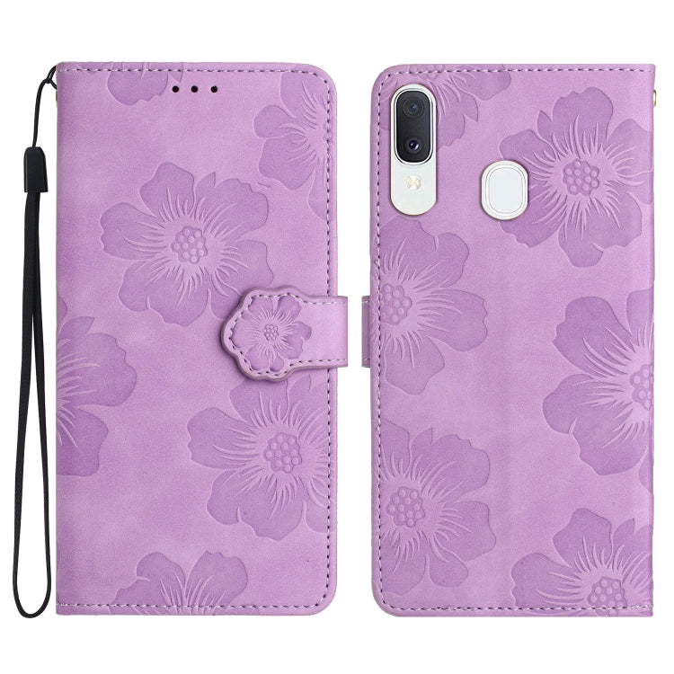 Flower Embossing Pattern Leather Phone Case, For Samsung Galaxy A12, For Samsung Galaxy A13 4G, For Samsung Galaxy A13 5G, For Samsung Galaxy A14 5G, For Samsung Galaxy A20 / A30, For Samsung Galaxy A20e, For Samsung Galaxy A20s, For Samsung Galaxy A21...