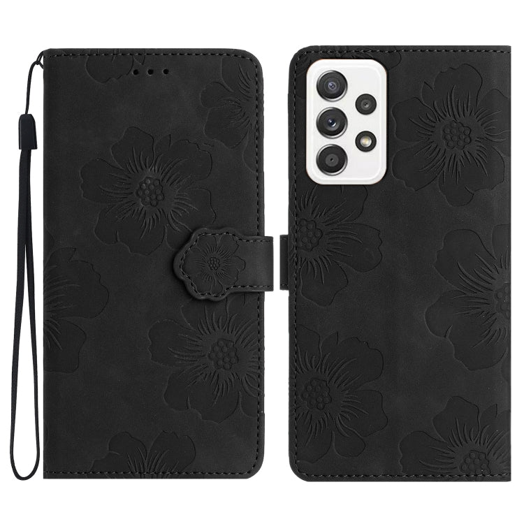 Flower Embossing Pattern Leather Phone Case, For Samsung Galaxy A22 5G, For Samsung Galaxy A23 5G, For Samsung Galaxy A23e / A23s, For Samsung Galaxy A32 4G, For Samsung Galaxy A32 5G, For Samsung Galaxy A33 5G, For Samsung Galaxy A34 5G               ...