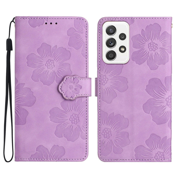 Flower Embossing Pattern Leather Phone Case, For Samsung Galaxy A22 5G, For Samsung Galaxy A23 5G, For Samsung Galaxy A23e / A23s, For Samsung Galaxy A32 4G, For Samsung Galaxy A32 5G, For Samsung Galaxy A33 5G, For Samsung Galaxy A34 5G               ...