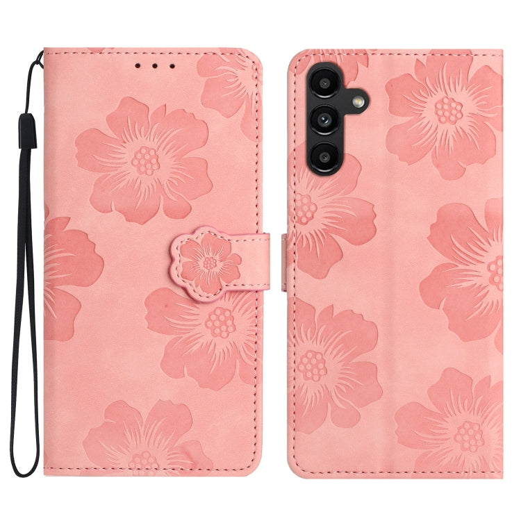 Flower Embossing Pattern Leather Phone Case, For Samsung Galaxy S24 Ultra 5G, For Samsung Galaxy A35 5G, For Samsung Galaxy A02s / F02s 164, For Samsung Galaxy A15, For Samsung Galaxy A25 5G, For Samsung Galaxy A05, For Samsung Galaxy S23 FE 5G        ...