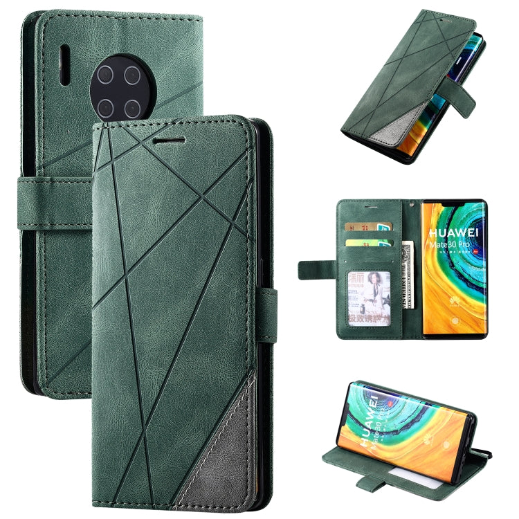 Skin Feel Splicing Horizontal Flip Leather Case with Holder & Card Slots & Wallet & Photo Frame, For Huawei Mate 30 Pro, For Huawei Mate 30, For Huawei P30 Pro, For  Huawei Mate 30 Lite, For Huawei P20 Lite, For Huawei P30, For Huawei P30 Lite         ...