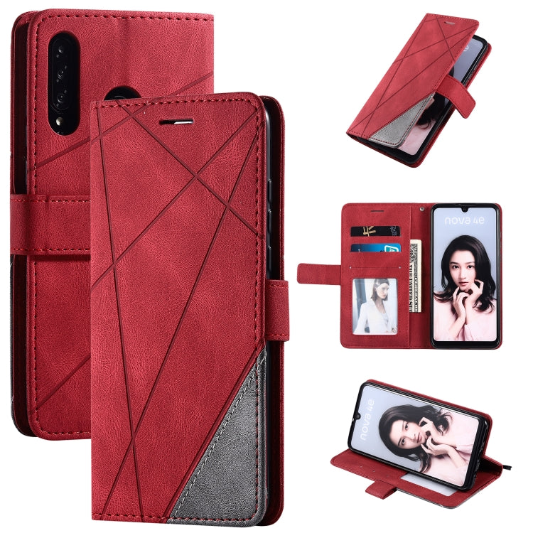 Skin Feel Splicing Horizontal Flip Leather Case with Holder & Card Slots & Wallet & Photo Frame, For Huawei Mate 30 Pro, For Huawei Mate 30, For Huawei P30 Pro, For  Huawei Mate 30 Lite, For Huawei P20 Lite, For Huawei P30, For Huawei P30 Lite         ...