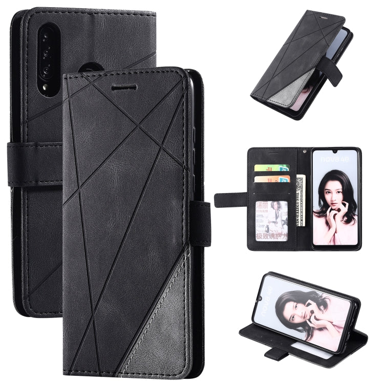 Skin Feel Splicing Horizontal Flip Leather Case with Holder & Card Slots & Wallet & Photo Frame, For Huawei Mate 30 Pro, For Huawei Mate 30, For Huawei P30 Pro, For  Huawei Mate 30 Lite, For Huawei P20 Lite, For Huawei P30, For Huawei P30 Lite         ...