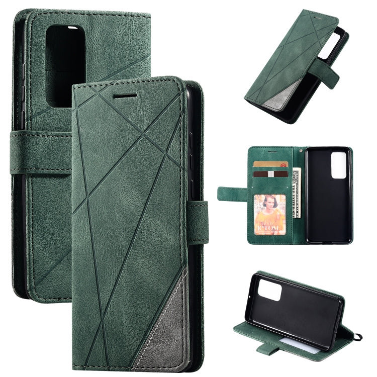 Skin Feel Splicing Horizontal Flip Leather Case with Holder & Card Slots & Wallet & Photo Frame, For Huawei Mate 30 Pro, For Huawei Mate 30, For Huawei P30 Pro, For  Huawei Mate 30 Lite, For Huawei P20 Lite, For Huawei P30, For Huawei P30 Lite         ...