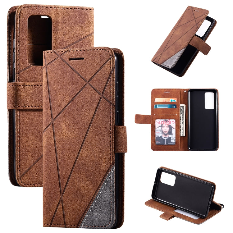 Skin Feel Splicing Horizontal Flip Leather Case with Holder & Card Slots & Wallet & Photo Frame, For Huawei Mate 30 Pro, For Huawei Mate 30, For Huawei P30 Pro, For  Huawei Mate 30 Lite, For Huawei P20 Lite, For Huawei P30, For Huawei P30 Lite         ...