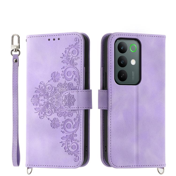 Skin Feel Flowers Embossed Wallet Leather Phone Case, For Realme 16T 5G, For Realme C100 4G, For Realme 16 5G, For Realme C85 5G / Realme 15x 5G, For Realme C85 Pro 4G, For Realme 15 5G / Realme 15 Pro 5G, For Realme 14 / Realme P3 5G, For Realme 14 Pr...