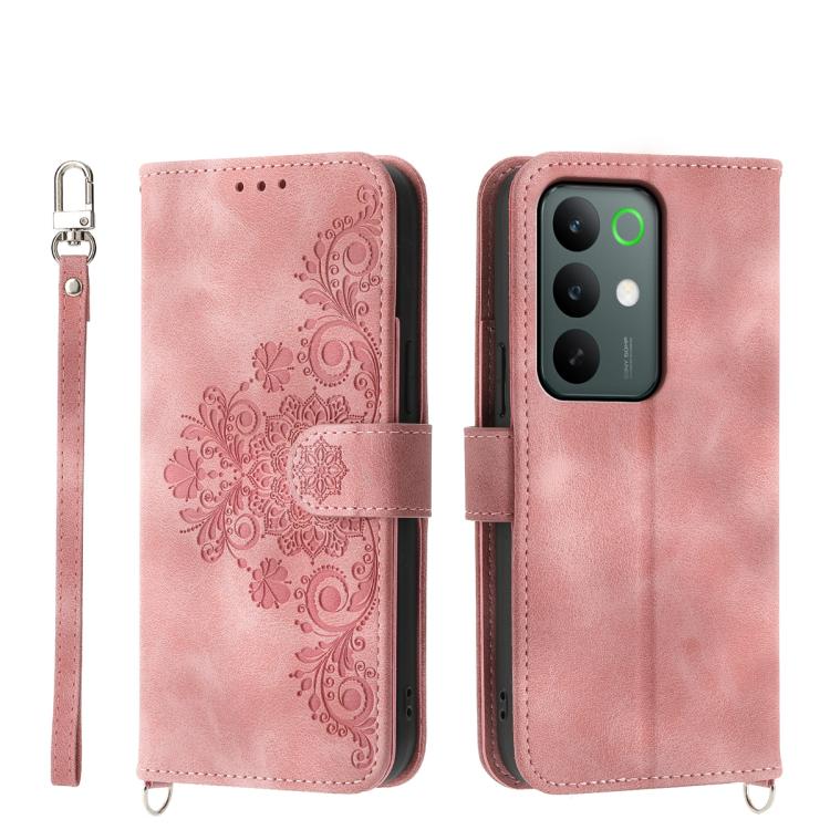 Skin Feel Flowers Embossed Wallet Leather Phone Case, For Realme 16T 5G, For Realme C100 4G, For Realme 16 5G, For Realme C85 5G / Realme 15x 5G, For Realme C85 Pro 4G, For Realme 15 5G / Realme 15 Pro 5G, For Realme 14 / Realme P3 5G, For Realme 14 Pr...