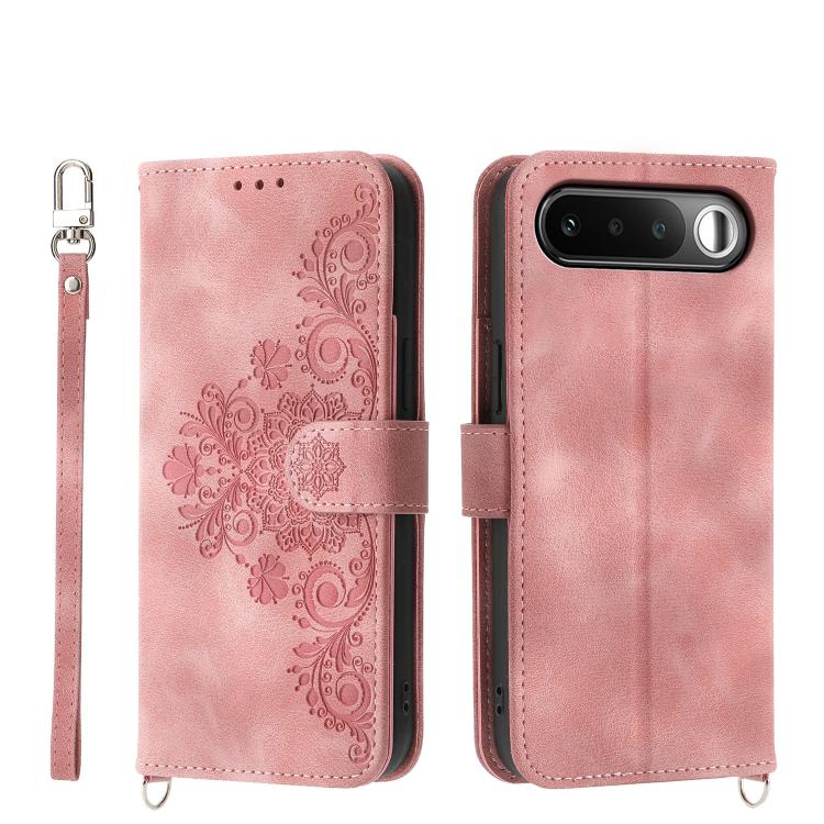 Skin Feel Flowers Embossed Wallet Leather Phone Case, For Realme C100 4G, For Realme 16 5G, For Realme C85 5G / Realme 15x 5G, For Realme C85 Pro 4G, For Realme 15 5G / Realme 15 Pro 5G, For Realme 14 / Realme P3 5G, For Realme 14 Pro+, For Realme 14 P...