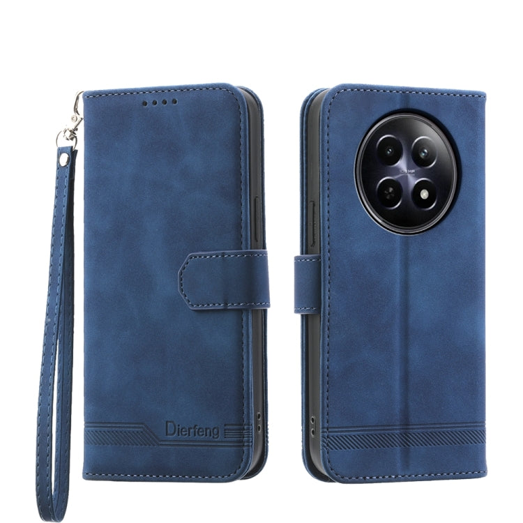 Dierfeng Dream Line TPU Hybrid PU Leather Phone Case, For Realme 14 Pro, For Realme C75 / Realme 14x, For Realme 13+, For Realme GT 6 Global, For Realme 12 5G, For Realme 12+, For Realme 12 Pro+, For Realme 11 4G