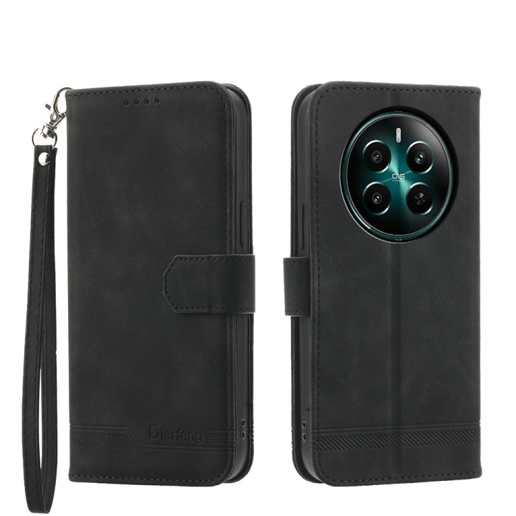 Dierfeng Dream Line TPU Hybrid PU Leather Phone Case, For Realme 14 Pro, For Realme C75 / Realme 14x, For Realme 13+, For Realme GT 6 Global, For Realme 12 5G, For Realme 12+, For Realme 12 Pro+, For Realme 11 4G