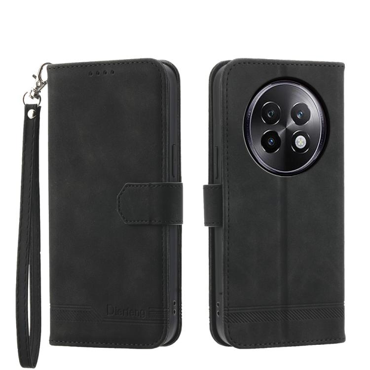 Dierfeng Dream Line TPU Hybrid PU Leather Phone Case, For Realme 14 Pro, For Realme C75 / Realme 14x, For Realme 13+, For Realme GT 6 Global, For Realme 12 5G, For Realme 12+, For Realme 12 Pro+, For Realme 11 4G
