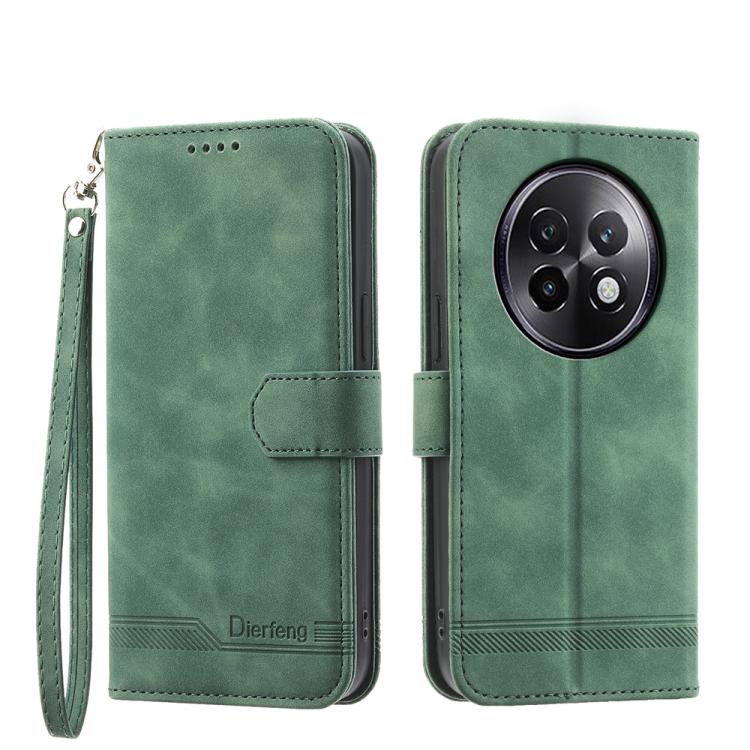 Dierfeng Dream Line TPU Hybrid PU Leather Phone Case, For Realme 14 Pro, For Realme C75 / Realme 14x, For Realme 13+, For Realme GT 6 Global, For Realme 12 5G, For Realme 12+, For Realme 12 Pro+, For Realme 11 4G