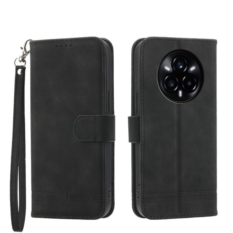 Dierfeng Dream Line TPU Hybrid PU Leather Phone Case, For Realme C100 4G, For Realme 16 5G, For Realme C85 5G / Realme 15x 5G, For Realme C85 Pro 4G, For Realme 15T 5G, For Realme 15 5G / Realme 15 Pro 5G, For Realme 14 / Realme P3 5G, For Realme 14 Pro+