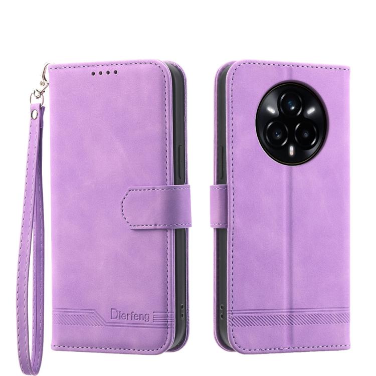 Dierfeng Dream Line TPU Hybrid PU Leather Phone Case, For Realme C100 4G, For Realme 16 5G, For Realme C85 5G / Realme 15x 5G, For Realme C85 Pro 4G, For Realme 15T 5G, For Realme 15 5G / Realme 15 Pro 5G, For Realme 14 / Realme P3 5G, For Realme 14 Pro+