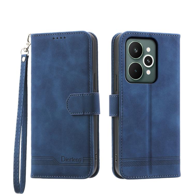 Dierfeng Dream Line TPU Hybrid PU Leather Phone Case, For Realme C100 4G, For Realme 16 5G, For Realme C85 5G / Realme 15x 5G, For Realme C85 Pro 4G, For Realme 15T 5G, For Realme 15 5G / Realme 15 Pro 5G, For Realme 14 / Realme P3 5G, For Realme 14 Pro+