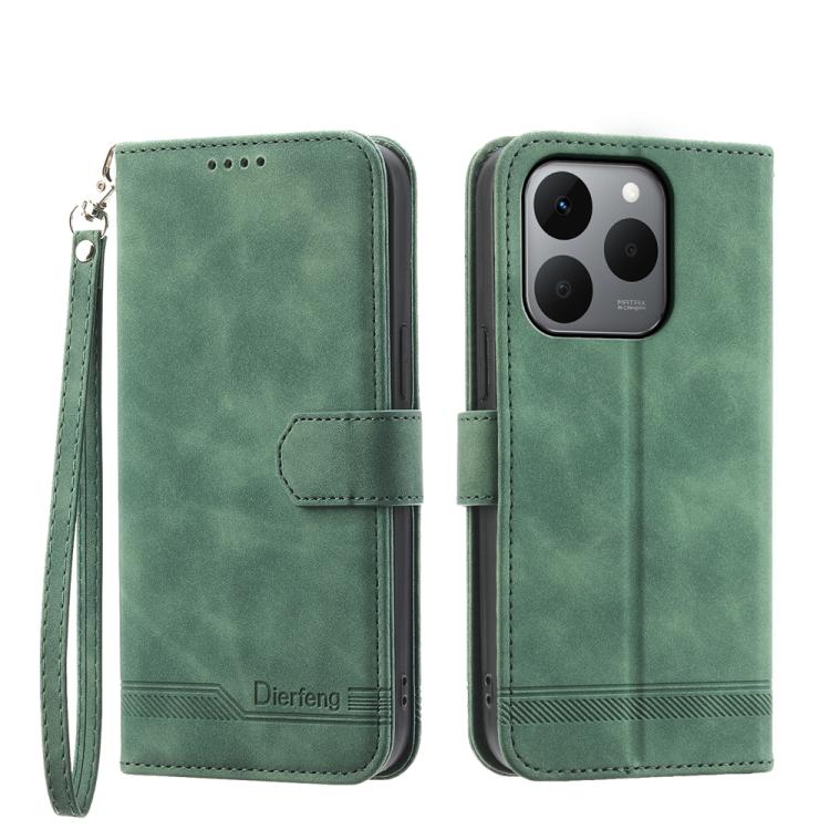 Dierfeng Dream Line TPU Hybrid PU Leather Phone Case, For Realme C100 4G, For Realme 16 5G, For Realme C85 5G / Realme 15x 5G, For Realme C85 Pro 4G, For Realme 15T 5G, For Realme 15 5G / Realme 15 Pro 5G, For Realme 14 / Realme P3 5G, For Realme 14 Pro+