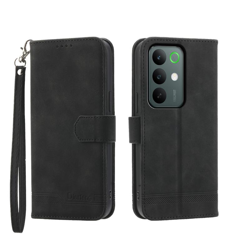 Dierfeng Dream Line TPU Hybrid PU Leather Phone Case, For Realme C100 4G, For Realme 16 5G, For Realme C85 5G / Realme 15x 5G, For Realme C85 Pro 4G, For Realme 15T 5G, For Realme 15 5G / Realme 15 Pro 5G, For Realme 14 / Realme P3 5G, For Realme 14 Pro+