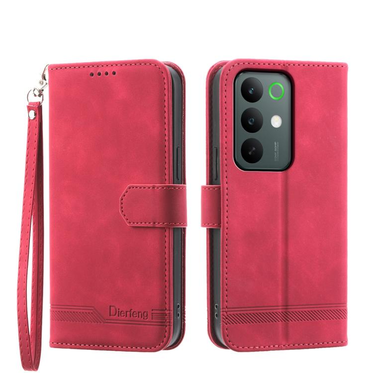Dierfeng Dream Line TPU Hybrid PU Leather Phone Case, For Realme C100 4G, For Realme 16 5G, For Realme C85 5G / Realme 15x 5G, For Realme C85 Pro 4G, For Realme 15T 5G, For Realme 15 5G / Realme 15 Pro 5G, For Realme 14 / Realme P3 5G, For Realme 14 Pro+