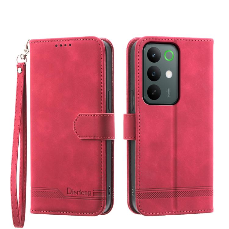 Dierfeng Dream Line TPU Hybrid PU Leather Phone Case, For Realme C100 4G, For Realme 16 5G, For Realme C85 5G / Realme 15x 5G, For Realme C85 Pro 4G, For Realme 15T 5G, For Realme 15 5G / Realme 15 Pro 5G, For Realme 14 / Realme P3 5G, For Realme 14 Pro+