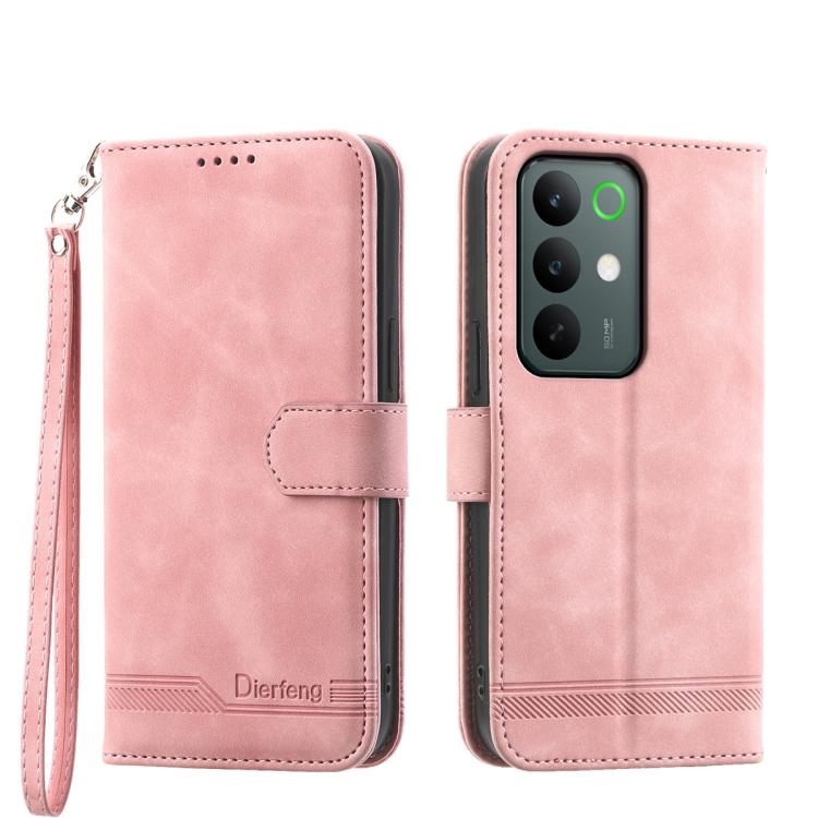 Dierfeng Dream Line TPU Hybrid PU Leather Phone Case, For Realme C100 4G, For Realme 16 5G, For Realme C85 5G / Realme 15x 5G, For Realme C85 Pro 4G, For Realme 15T 5G, For Realme 15 5G / Realme 15 Pro 5G, For Realme 14 / Realme P3 5G, For Realme 14 Pro+
