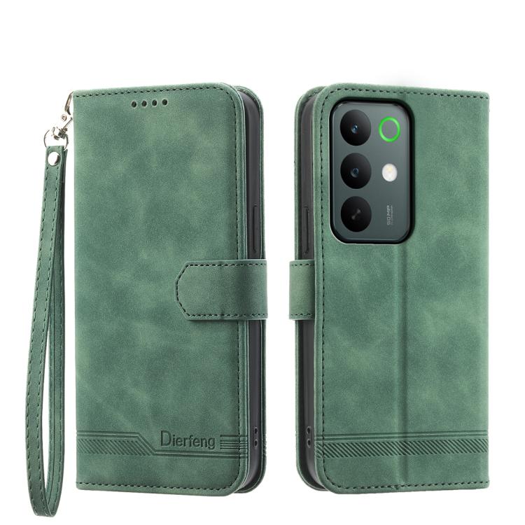 Dierfeng Dream Line TPU Hybrid PU Leather Phone Case, For Realme C100 4G, For Realme 16 5G, For Realme C85 5G / Realme 15x 5G, For Realme C85 Pro 4G, For Realme 15T 5G, For Realme 15 5G / Realme 15 Pro 5G, For Realme 14 / Realme P3 5G, For Realme 14 Pro+