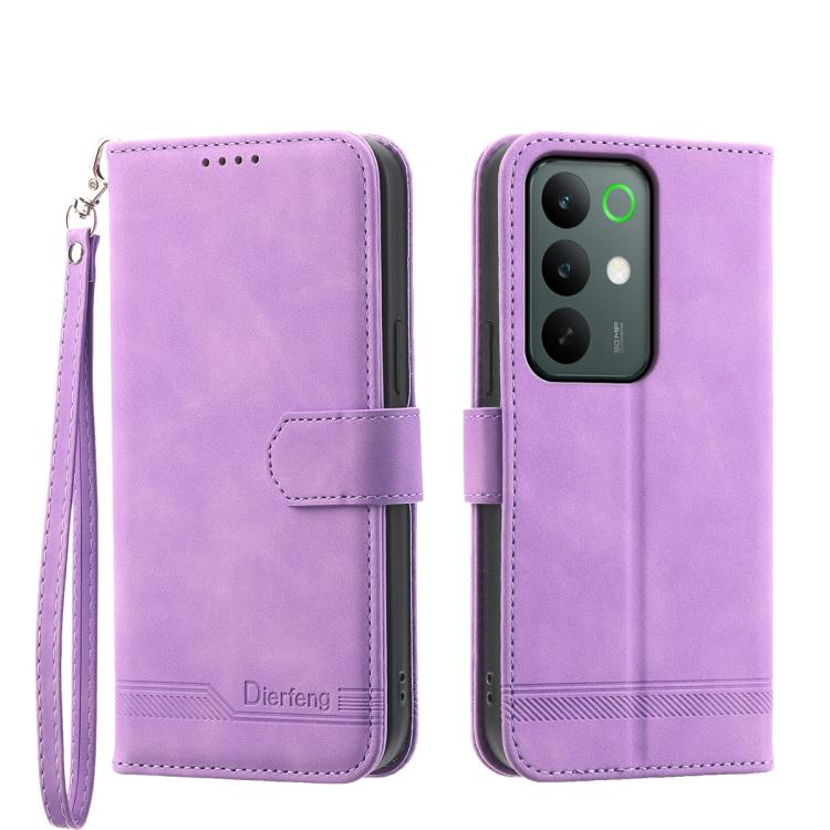 Dierfeng Dream Line TPU Hybrid PU Leather Phone Case, For Realme C100 4G, For Realme 16 5G, For Realme C85 5G / Realme 15x 5G, For Realme C85 Pro 4G, For Realme 15T 5G, For Realme 15 5G / Realme 15 Pro 5G, For Realme 14 / Realme P3 5G, For Realme 14 Pro+