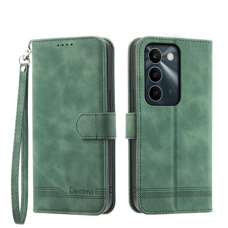 Dierfeng Dream Line TPU Hybrid PU Leather Phone Case, For Realme C100 4G, For Realme 16 5G, For Realme C85 5G / Realme 15x 5G, For Realme C85 Pro 4G, For Realme 15T 5G, For Realme 15 5G / Realme 15 Pro 5G, For Realme 14 / Realme P3 5G, For Realme 14 Pro+