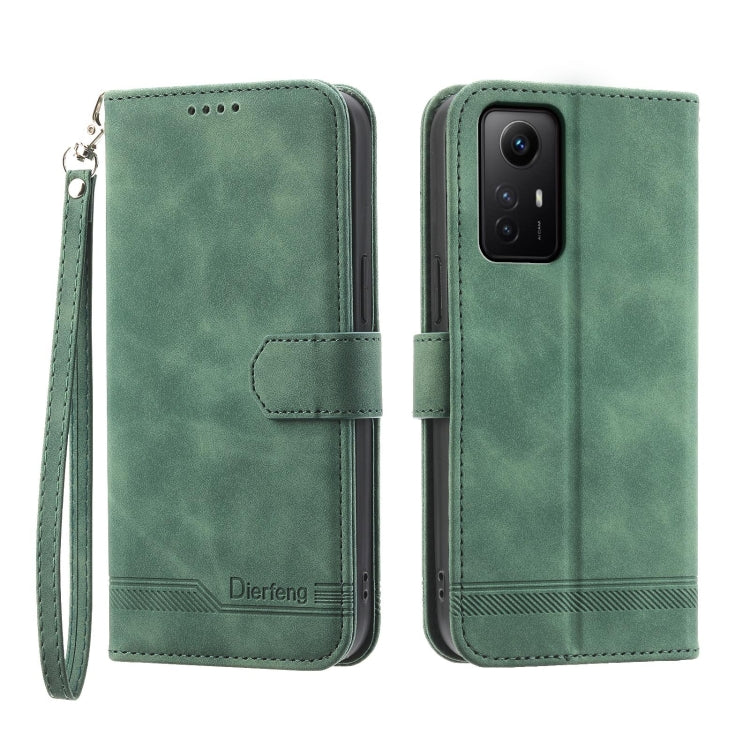 Dierfeng Dream Line TPU + PU Leather Phone Case, For Xiaomi Redmi Note 13 Pro+, For Xiaomi Redmi Note 13 Pro 5G, For Xiaomi 13T, For Xiaomi Redmi Note 12 Turbo 5G/Poco F5, For Xiaomi Redmi Note 12S 4G Global, For Xiaomi Poco X6 Pro 5G