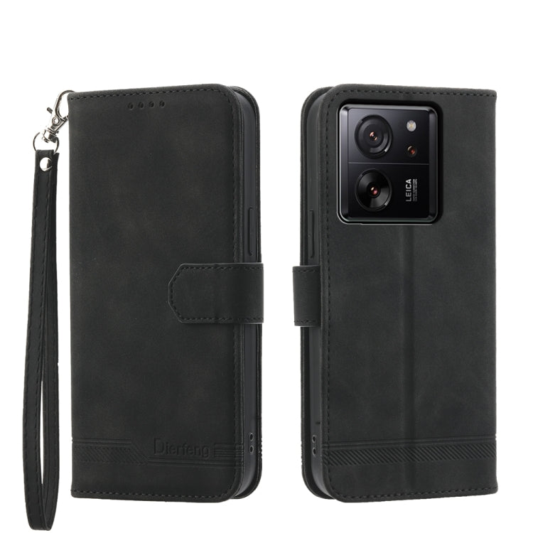 Dierfeng Dream Line TPU + PU Leather Phone Case, For Xiaomi Redmi Note 13 Pro+, For Xiaomi Redmi Note 13 Pro 5G, For Xiaomi 13T, For Xiaomi Redmi Note 12 Turbo 5G/Poco F5, For Xiaomi Redmi Note 12S 4G Global, For Xiaomi Poco X6 Pro 5G