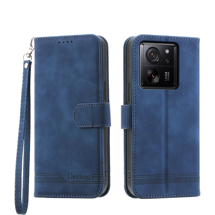 Dierfeng Dream Line TPU + PU Leather Phone Case, For Xiaomi Redmi Note 13 Pro+, For Xiaomi Redmi Note 13 Pro 5G, For Xiaomi 13T, For Xiaomi Redmi Note 12 Turbo 5G/Poco F5, For Xiaomi Redmi Note 12S 4G Global, For Xiaomi Poco X6 Pro 5G