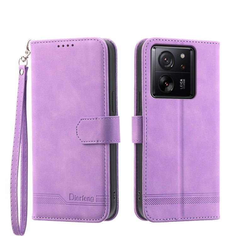 Dierfeng Dream Line TPU + PU Leather Phone Case, For Xiaomi Redmi Note 13 Pro+, For Xiaomi Redmi Note 13 Pro 5G, For Xiaomi 13T, For Xiaomi Redmi Note 12 Turbo 5G/Poco F5, For Xiaomi Redmi Note 12S 4G Global, For Xiaomi Poco X6 Pro 5G