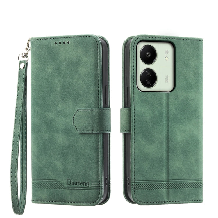 Dierfeng Dream Line TPU + PU Leather Phone Case, For Xiaomi Redmi A3, For Xiaomi Redmi Note 13 Pro 4G, For Xiaomi Redmi Note13 4G, For Xiaomi 14 Ultra, For Xiaomi 14 Pro, For Xiaomi 14, For Xiaomi Redmi Note 13 5G, For Xiaomi Redmi 13C