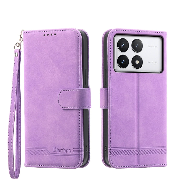 Dierfeng Dream Line TPU + PU Leather Phone Case, For Xiaomi Redmi Note 13 Pro+, For Xiaomi Redmi Note 13 Pro 5G, For Xiaomi 13T, For Xiaomi Redmi Note 12 Turbo 5G/Poco F5, For Xiaomi Redmi Note 12S 4G Global, For Xiaomi Poco X6 Pro 5G