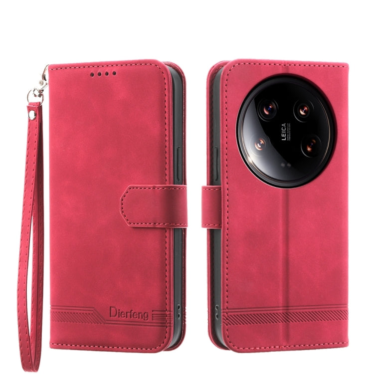 Dierfeng Dream Line TPU + PU Leather Phone Case, For Xiaomi Redmi A3, For Xiaomi Redmi Note 13 Pro 4G, For Xiaomi Redmi Note13 4G, For Xiaomi 14 Ultra, For Xiaomi 14 Pro, For Xiaomi 14, For Xiaomi Redmi Note 13 5G, For Xiaomi Redmi 13C