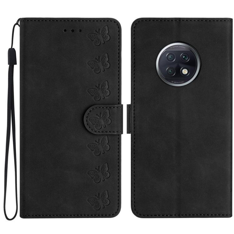 Seven Butterflies Embossed Leather Phone Case, For Xiaomi Redmi Note 9 5G / Note 9T, For Xiaomi Mi 10T Lite, For Xiaomi Mi 10T / 10T Pro, For Xiaomi Redmi 9A, For Xiaomi Redmi 9, For Xiaomi Redmi 9C, For Xiaomi Redmi Note 8T