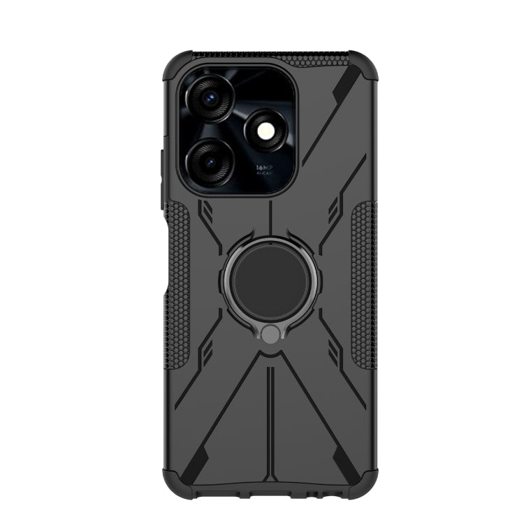 Armor Bear Shockproof PC + TPU Phone Case with Ring, For Tecno Spark 10C, For Tecno Spark Go 2023