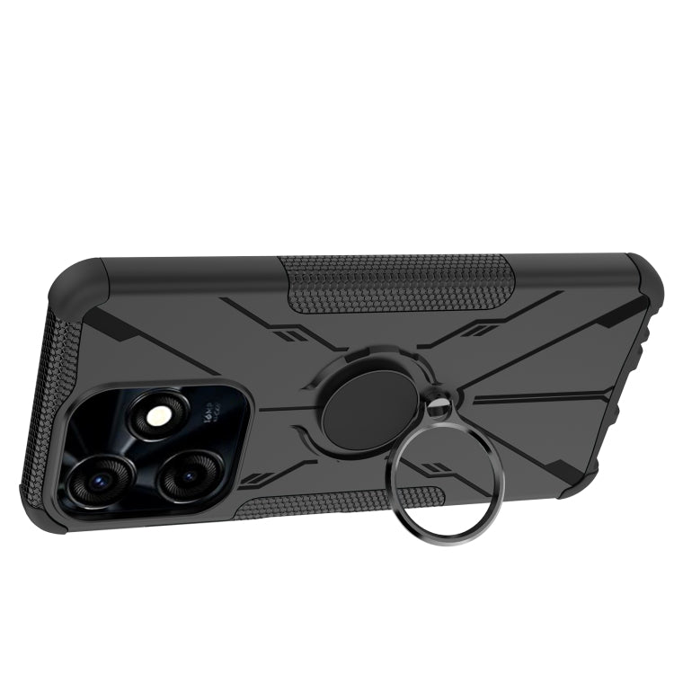 Armor Bear Shockproof PC + TPU Phone Case with Ring, For Tecno Spark 10C, For Tecno Spark Go 2023