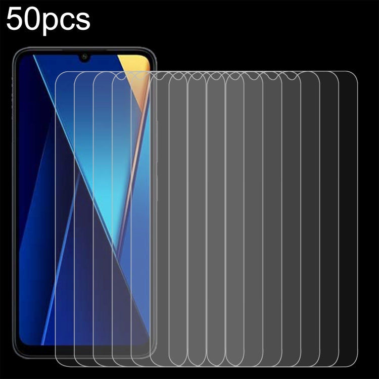 50pcs 0.26mm 9H 2.5D Tempered Glass Film, For Xiaomi Poco M7 Pro 5G, For Xiaomi Poco C75 5G, For Xiaomi Redmi K80 / K80 Pro, For Xiaomi Redmi Note 14 4G, For Xiaomi Redmi A4 5G, For Xiaomi Redmi 14R / A3 Pro, For Xiaomi Redmi Note 14 5G                ...