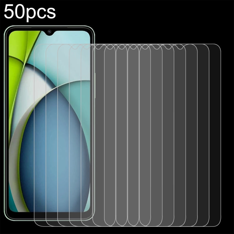 50pcs 0.26mm 9H 2.5D Tempered Glass Film, For Xiaomi Poco M7 Pro 5G, For Xiaomi Poco C75 5G, For Xiaomi Redmi K80 / K80 Pro, For Xiaomi Redmi Note 14 4G, For Xiaomi Redmi A4 5G, For Xiaomi Redmi 14R / A3 Pro, For Xiaomi Redmi Note 14 5G                ...