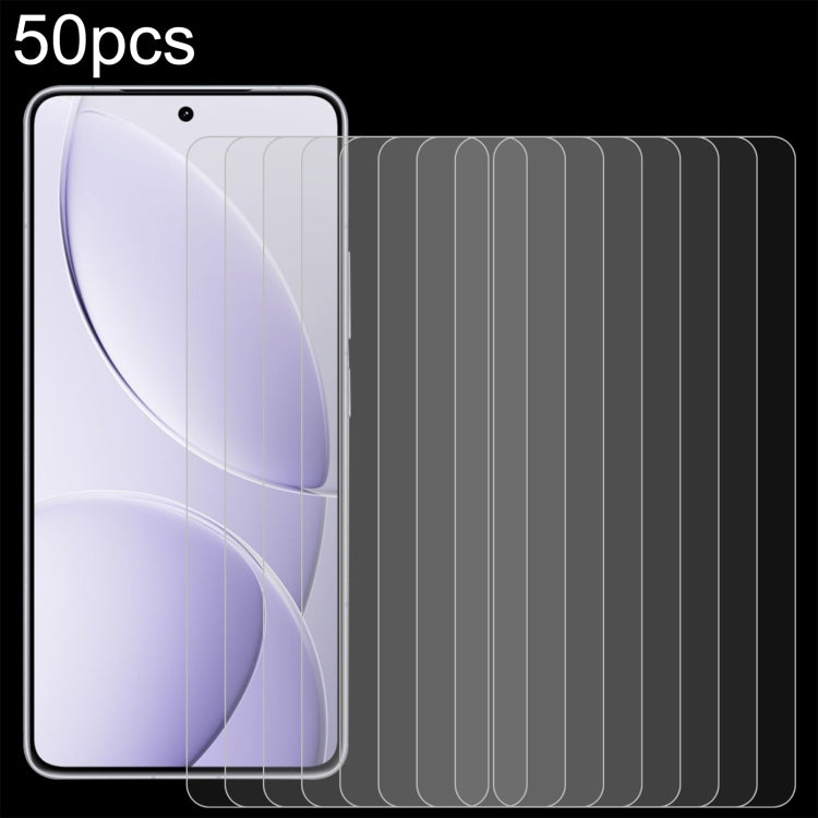 50pcs 0.26mm 9H 2.5D Tempered Glass Film, For Xiaomi Poco M7 Pro 5G, For Xiaomi Poco C75 5G, For Xiaomi Redmi K80 / K80 Pro, For Xiaomi Redmi Note 14 4G, For Xiaomi Redmi A4 5G, For Xiaomi Redmi 14R / A3 Pro, For Xiaomi Redmi Note 14 5G                ...