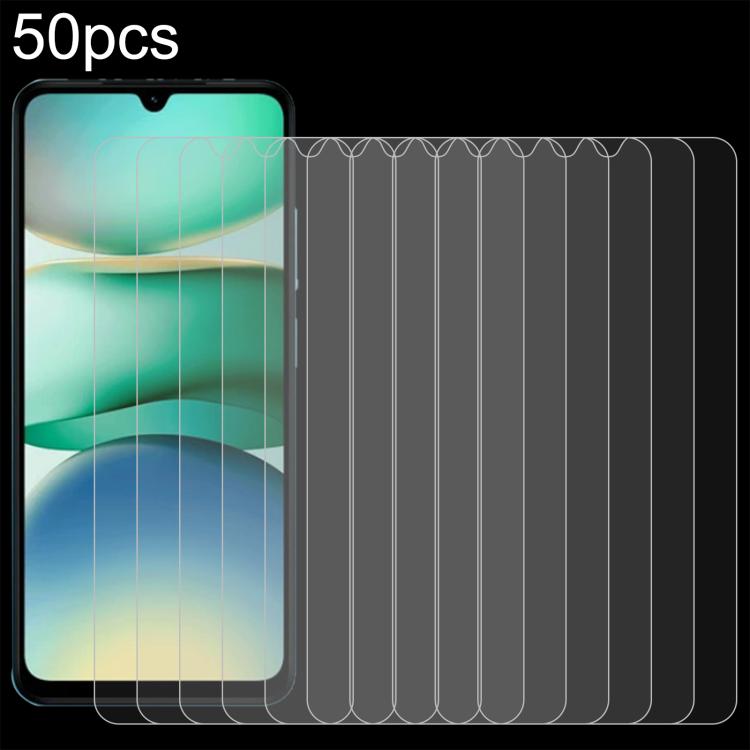 50pcs 0.26mm 9H 2.5D Tempered Glass Film, For Redmi 17C 4G, For Xiaomi Poco C81x 4G, For Xiaomi Poco M8s 5G, For Xiaomi Poco C81 Pro 4G, For Redmi A7 Pro 171mm / Poco C85x 5G, For Redmi R70 5G / R70m 5G, For Xiaomi Poco C85x 5G                         ...