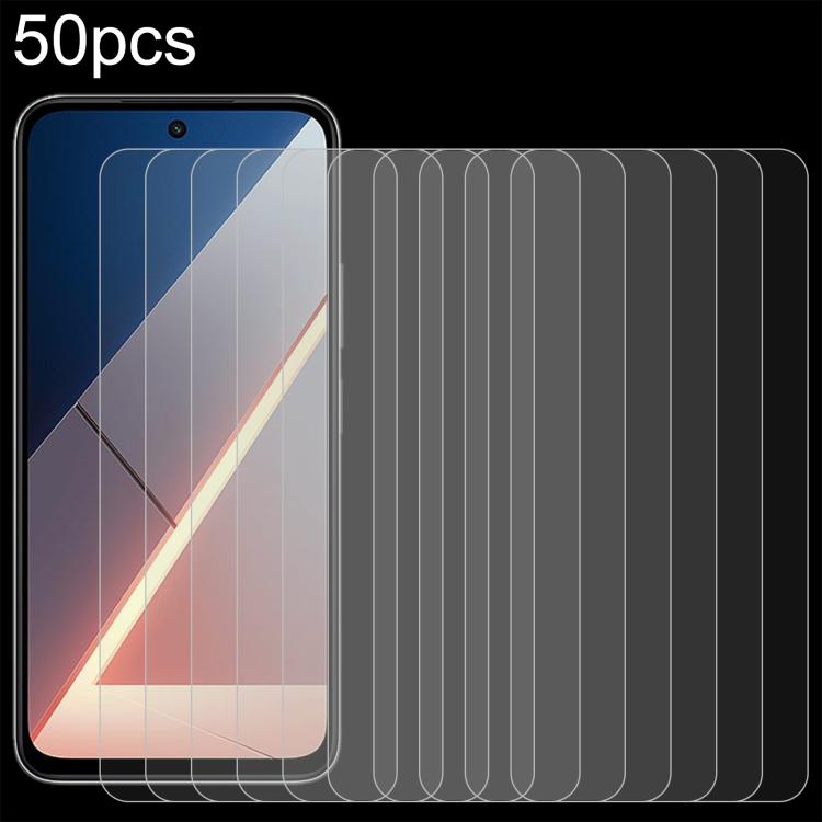 50pcs 0.26mm 9H 2.5D Tempered Glass Film, For Redmi 17C 4G, For Xiaomi Poco C81x 4G, For Xiaomi Poco M8s 5G, For Xiaomi Poco C81 Pro 4G, For Redmi A7 Pro 171mm / Poco C85x 5G, For Redmi R70 5G / R70m 5G, For Xiaomi Poco C85x 5G                         ...