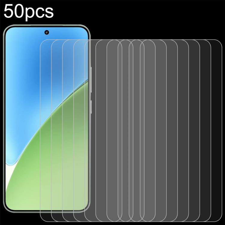 50pcs 0.26mm 9H 2.5D Tempered Glass Film, For Redmi 17C 4G, For Xiaomi Poco C81x 4G, For Xiaomi Poco M8s 5G, For Xiaomi Poco C81 Pro 4G, For Redmi A7 Pro 171mm / Poco C85x 5G, For Redmi R70 5G / R70m 5G, For Xiaomi Poco C85x 5G                         ...