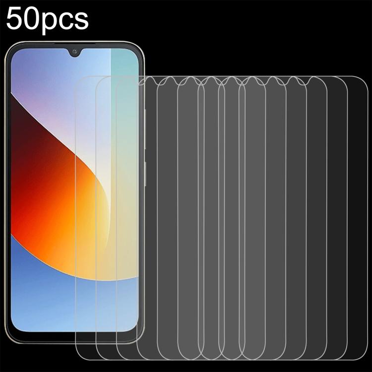 50pcs 0.26mm 9H 2.5D Tempered Glass Film, For Redmi A7 4G 171.8mm, For Redmi 17C 4G, For Xiaomi Poco C81x 4G, For Xiaomi Poco M8s 5G, For Xiaomi Poco C81 Pro 4G, For Redmi A7 Pro 171mm / Poco C85x 5G, For Redmi R70 5G / R70m 5G, For Xiaomi Poco C85x 5G...