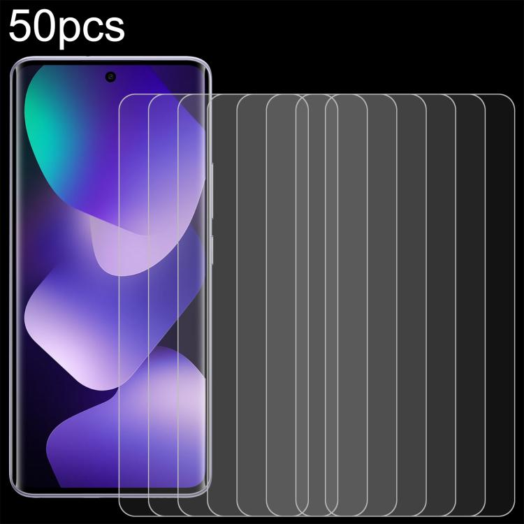50pcs 0.26mm 9H 2.5D Tempered Glass Film, For Redmi A7 4G 171.8mm, For Redmi 17C 4G, For Xiaomi Poco C81x 4G, For Xiaomi Poco M8s 5G, For Xiaomi Poco C81 Pro 4G, For Redmi A7 Pro 171mm / Poco C85x 5G, For Redmi R70 5G / R70m 5G, For Xiaomi Poco C85x 5G...